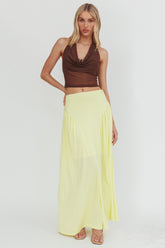 Daysun Gathered Panel Maxi Skirt Butter