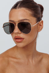 Peta And Jain Franki Sunglasses Gold