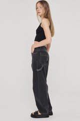 DR DENIM Faye Worker Concrete Black