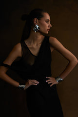 NOAH Wave Cuff Silver