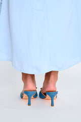 THERAPY Jenner Heel Blue Denim