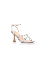 VERALi Penelope Strappy Sandals Silver Metallic