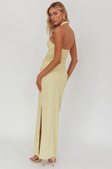 Always Ready Side Split Maxi Skirt Sage