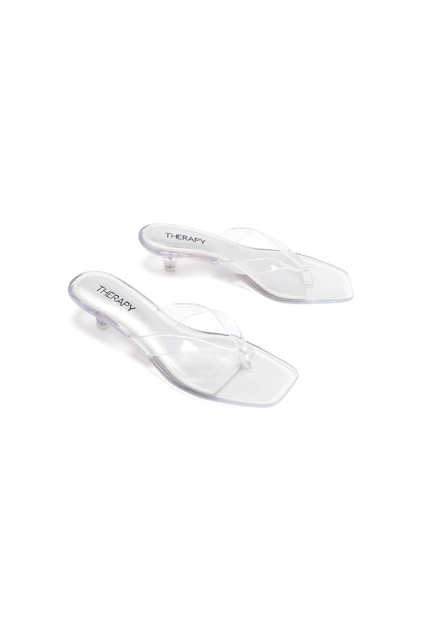 THERAPY Jellyz Thong Heel Clear