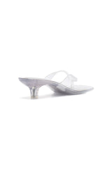 THERAPY Jellyz Thong Heel Clear