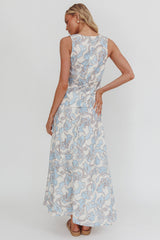 Morning Lights Godet Maxi Skirt Paisley