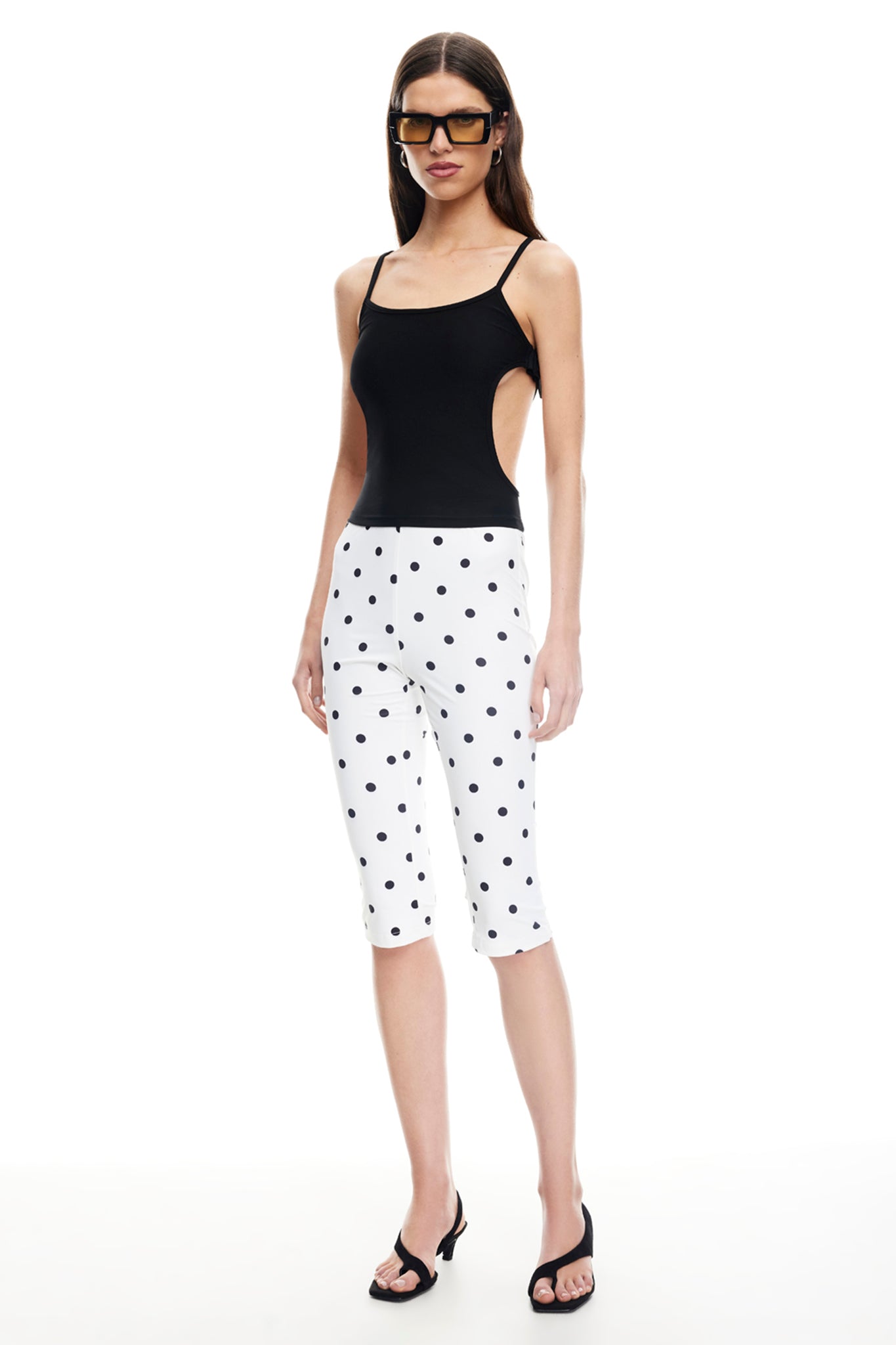 LIONESS Starlight Capri Cream Polka