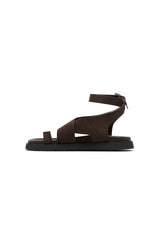 THERAPY Redeem Sandals Chocolate