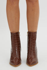BiLLiNi Nancy Bootie Chocolate Croc