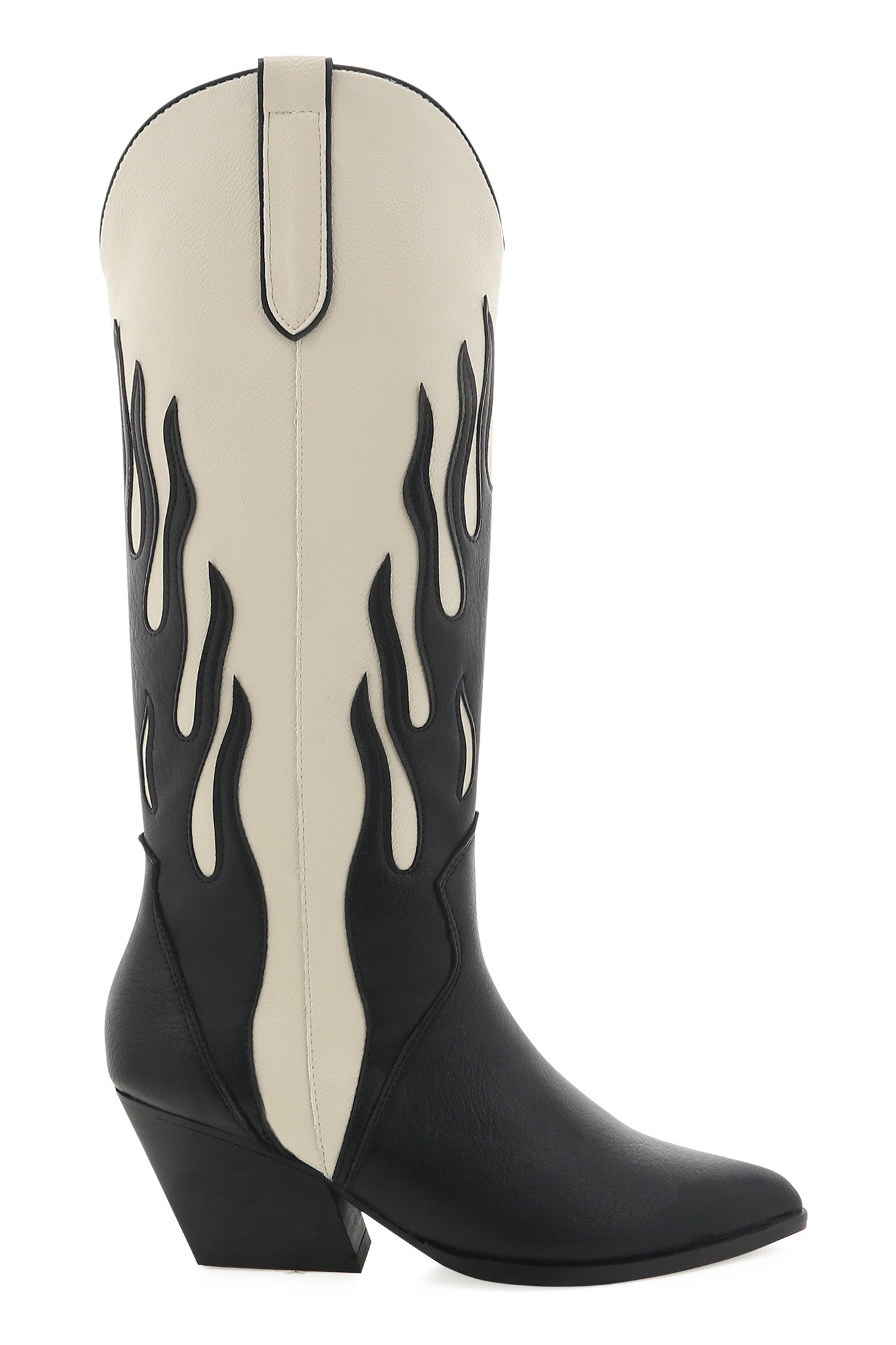 BiLLiNi Zarina Western Boots Black/Ivory
