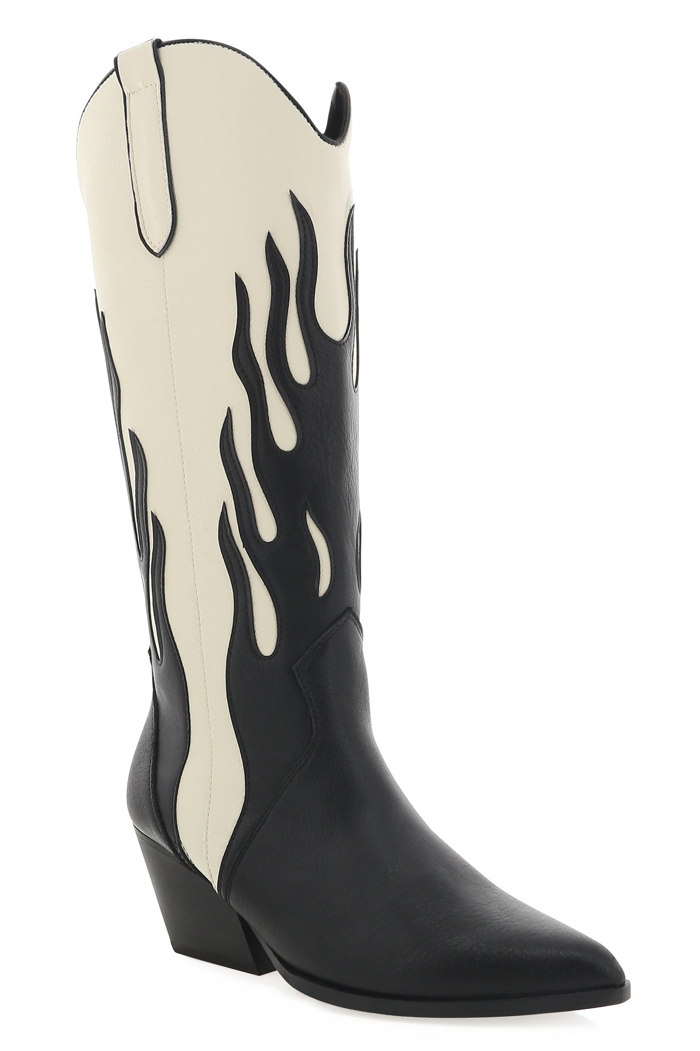 BiLLiNi Zarina Western Boots Black/Ivory