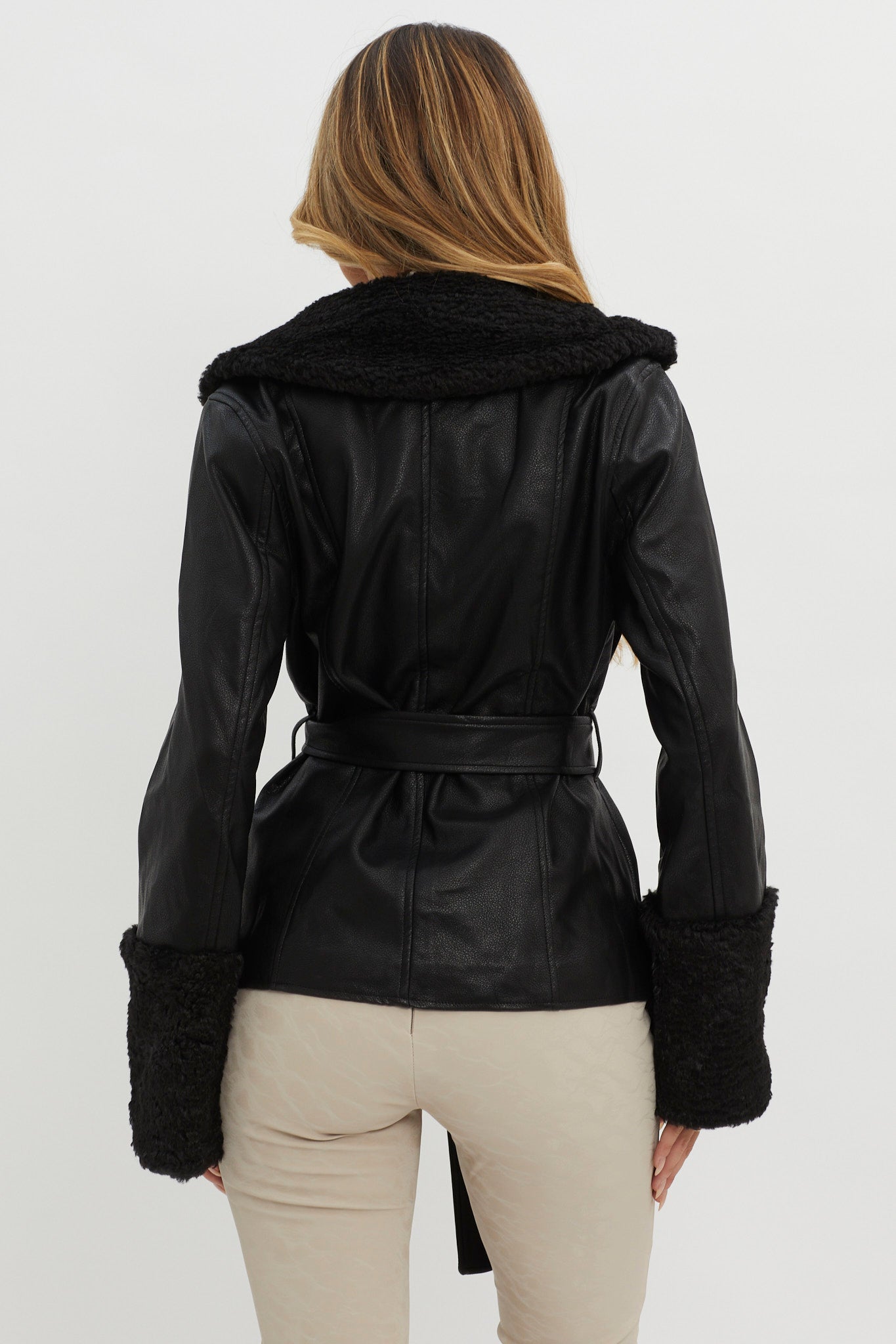 Fireside Teddy Lapel Jacket Black