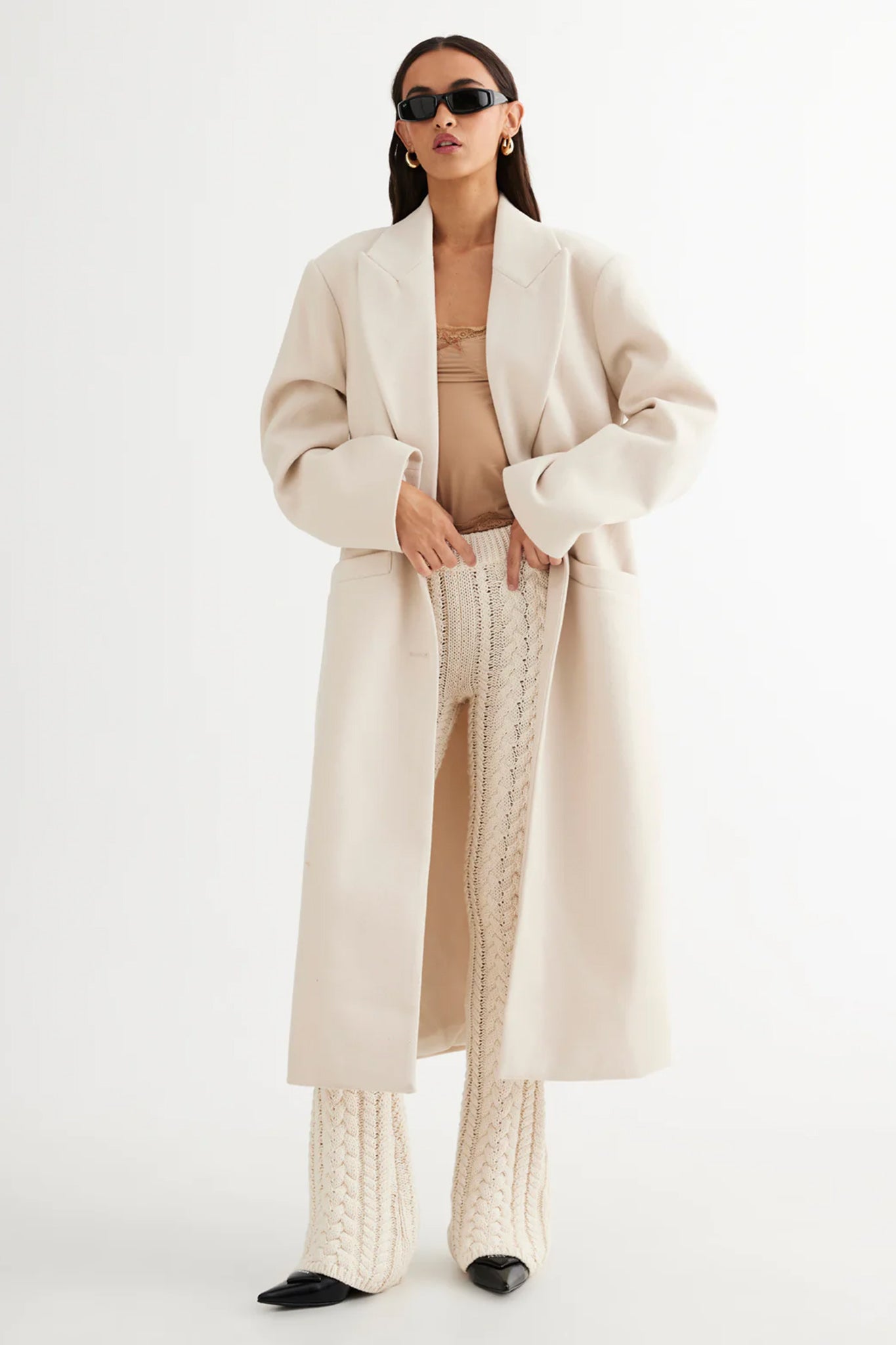 LIONESS Olsen Coat Cream