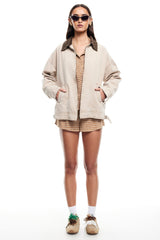 LIONESS Workwear Jacket Stone