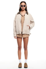 LIONESS Workwear Jacket Stone