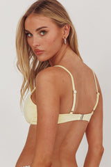 Cheerful Underwire Bikini Top Butter