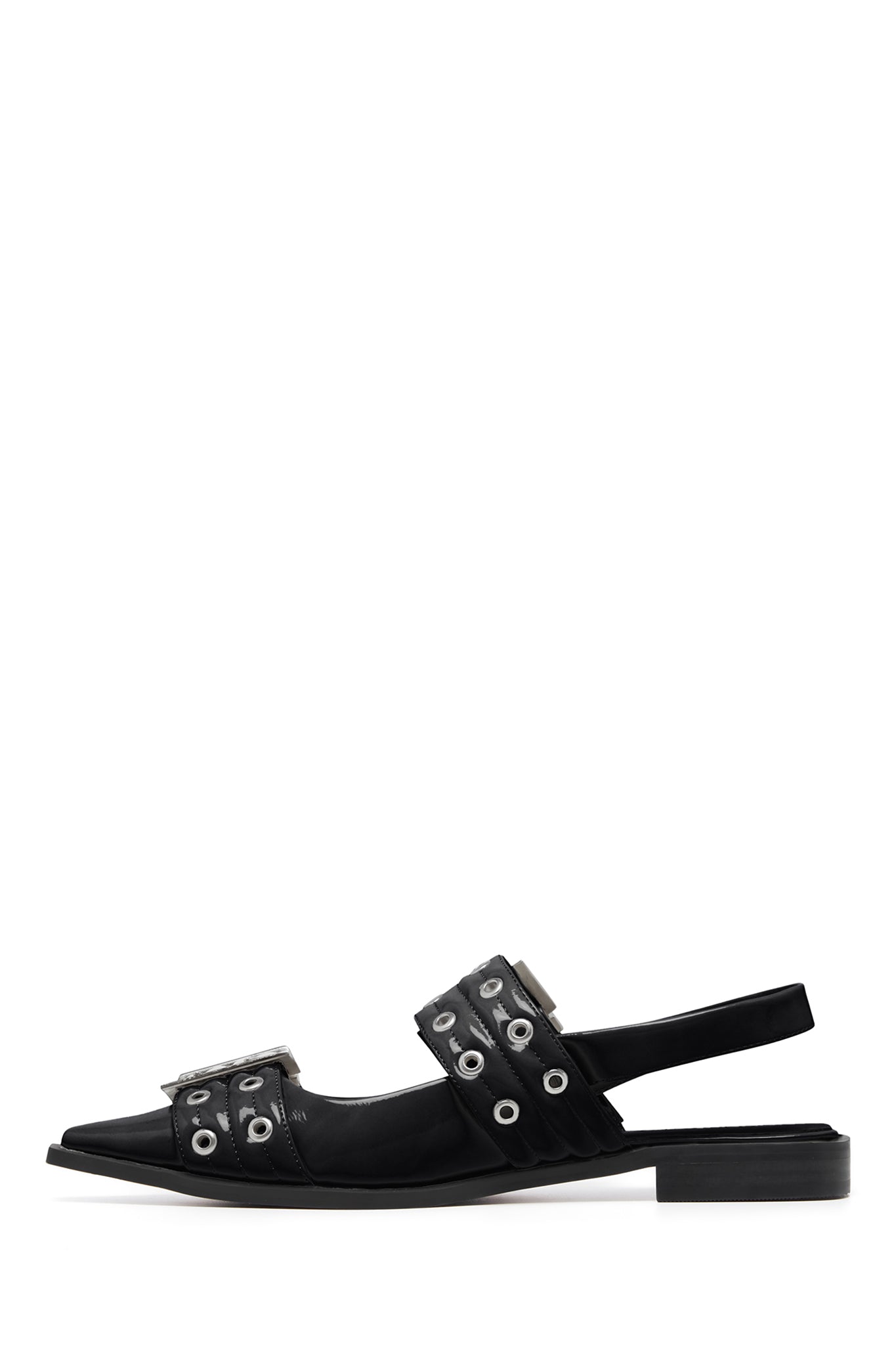 THERAPY Matilda Pointed Flat Black Patent