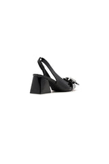 THERAPY Slay Slingback Pump Black Patent
