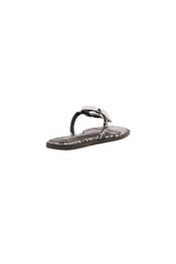 THERAPY Guild Thong Sandal Black White Snake