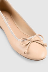 VERALi Ballerina Ballet Flats Nude Smooth