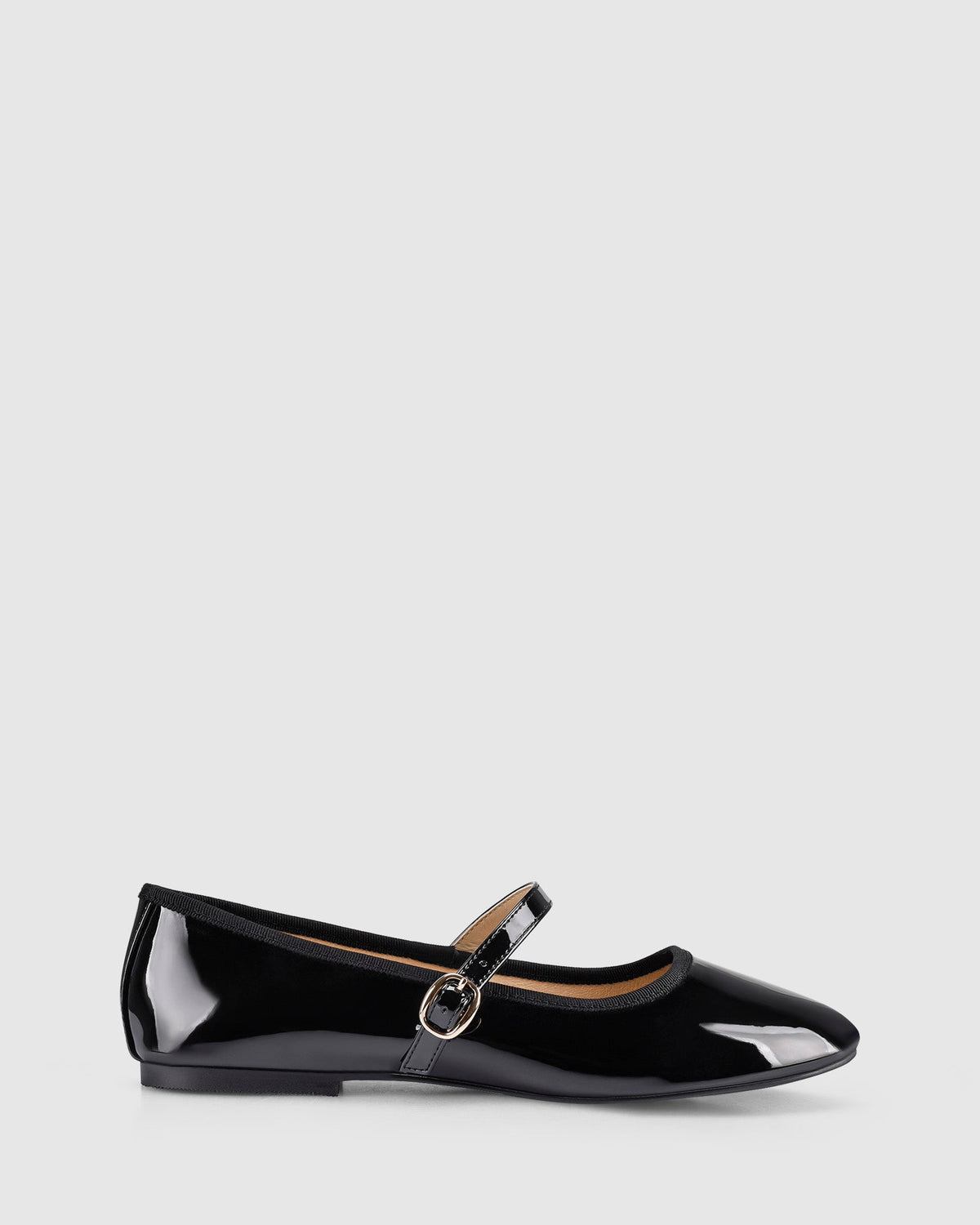 VERALi Bambi Mary-Jane Flats Black Patent