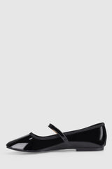 VERALi Bambi Mary-Jane Flats Black Patent