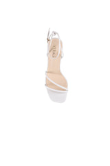 VERALi Kimmy Slim Strappy Heels White Smooth