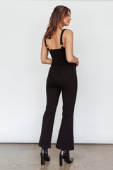Emilio Flared Jumpsuit Black